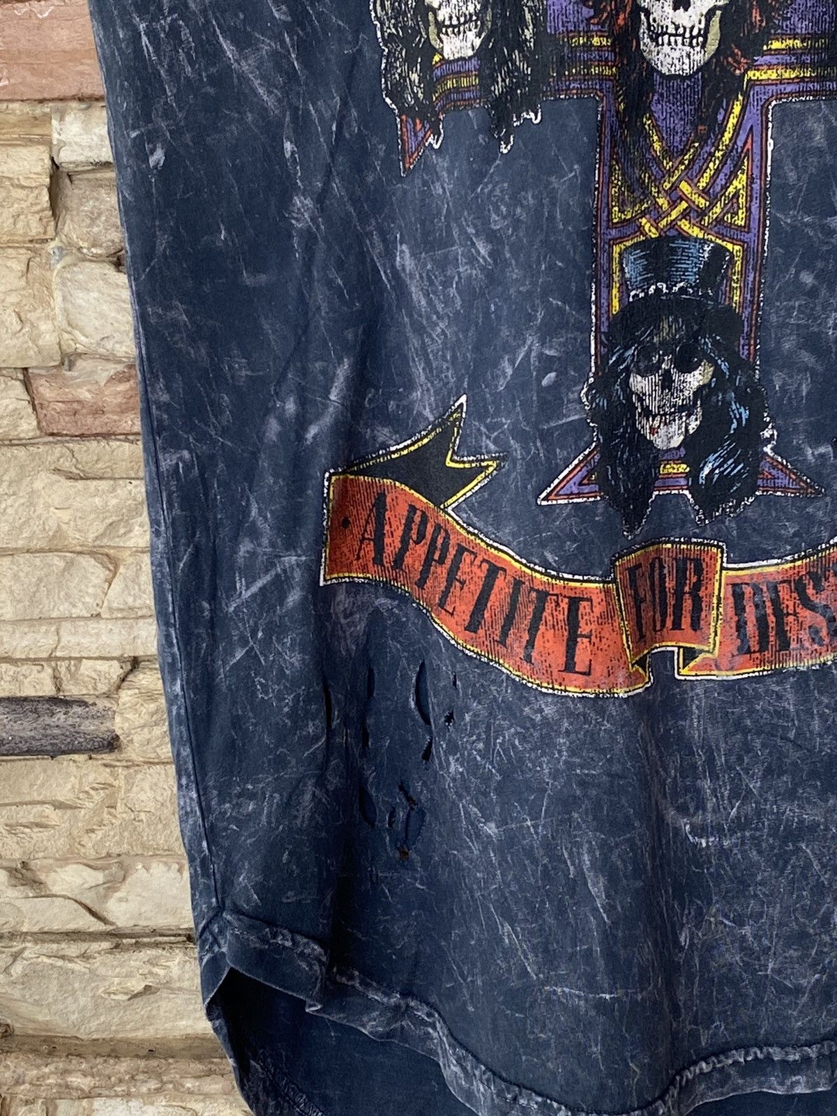 Band Tees × Vintage Gun N Roses Acid Wash Tie Dye Band Tees Size US XS / EU 42 / 0 - 8 Thumbnail