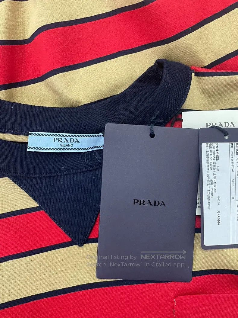 Prada Prada 25 spring and summer red and yellow colour-matched s Size S / US 4 / IT 40 - 4 Thumbnail