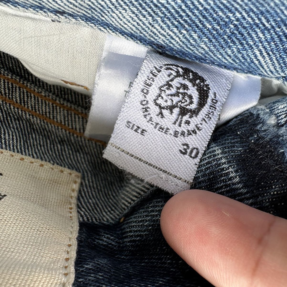 Japanese Brand × Jean × Vintage Vintage Diesel Faded Distressed D Macs Denim Jean Pant Size US 33 - 8 Thumbnail