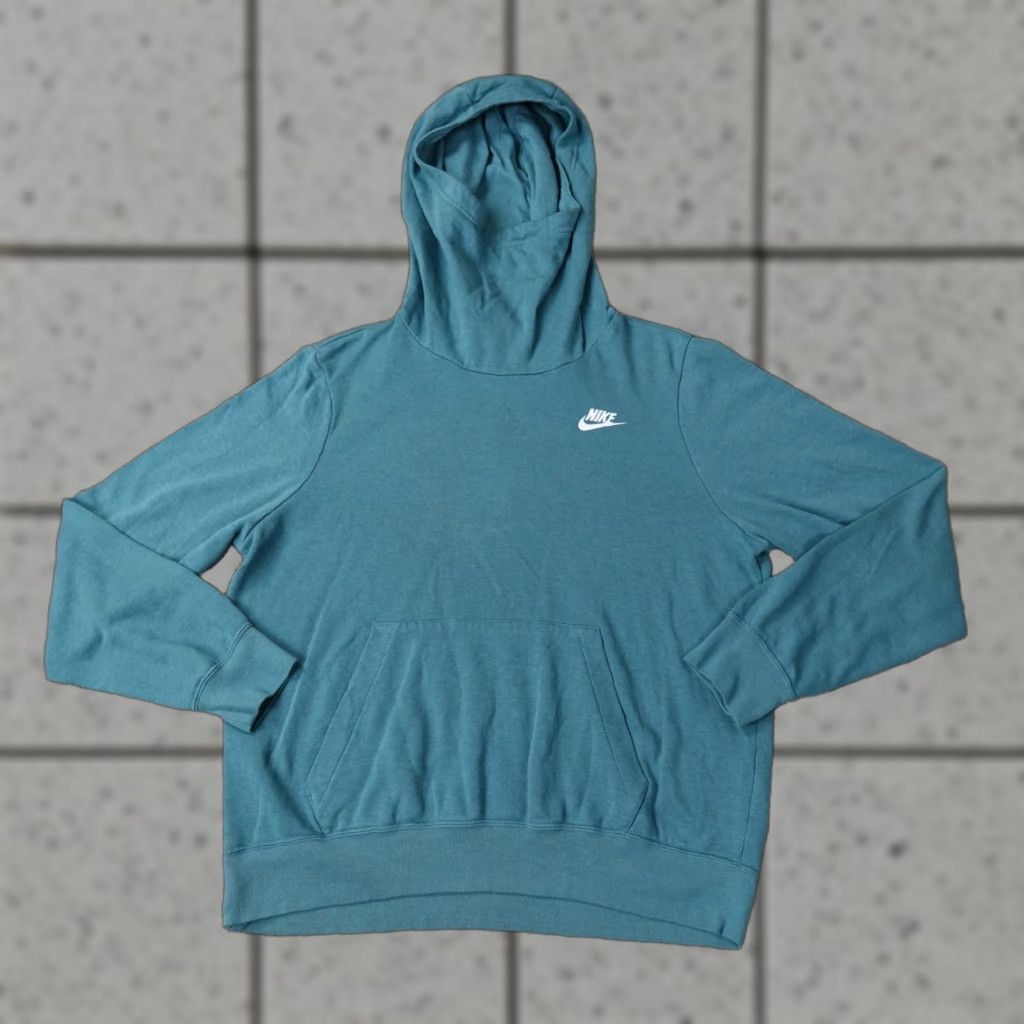 Nike Nike Sweater Mens Medium Blue Green Swoosh Outdoor Sweatshirt Hoodie Size US M / EU 48-50 / 2 - 1 Thumbnail