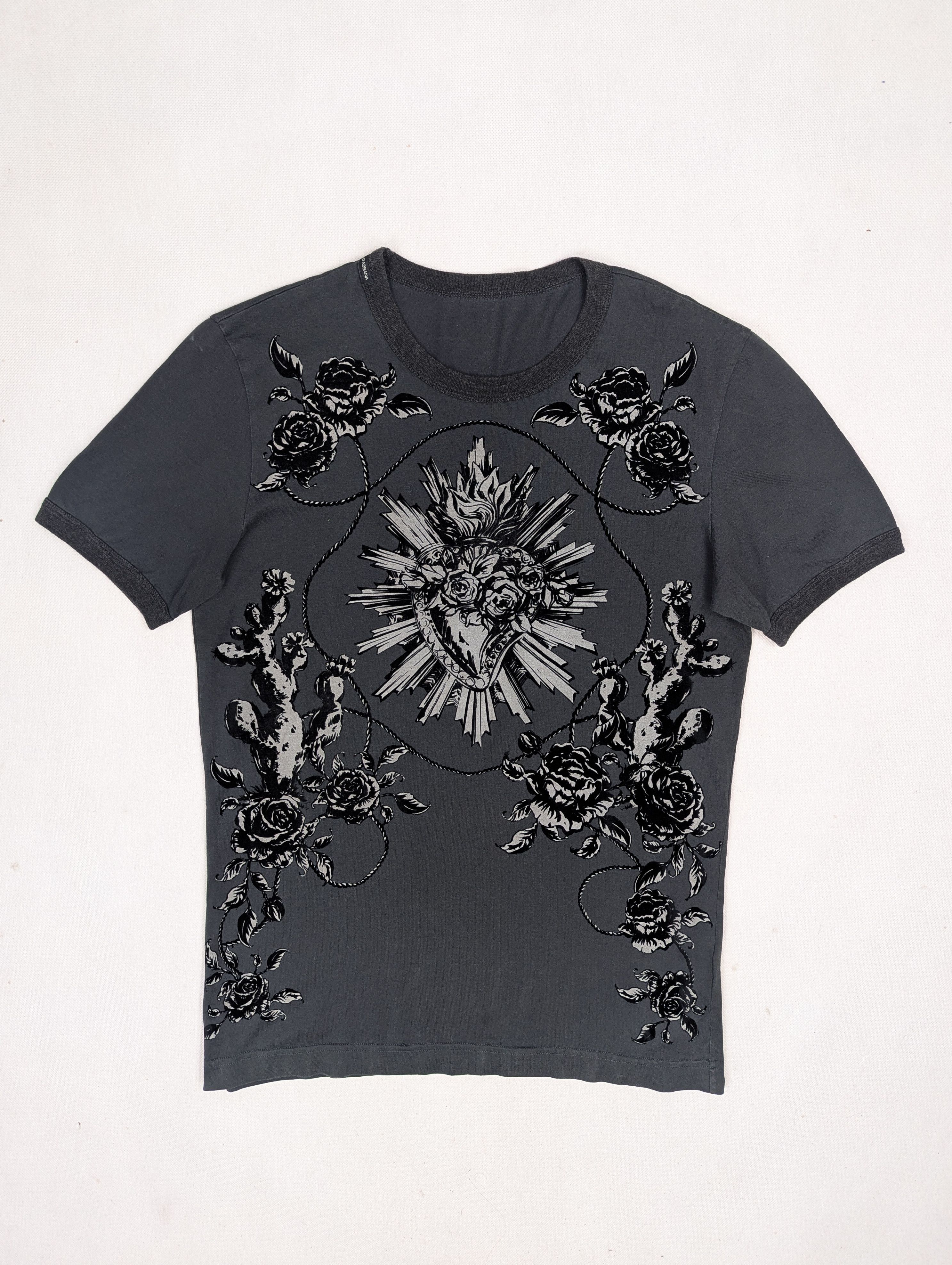 Dolce & Gabbana Dolce & Gabbana grey t-shirt M Size US M / EU 48-50 / 2 - 1 Thumbnail