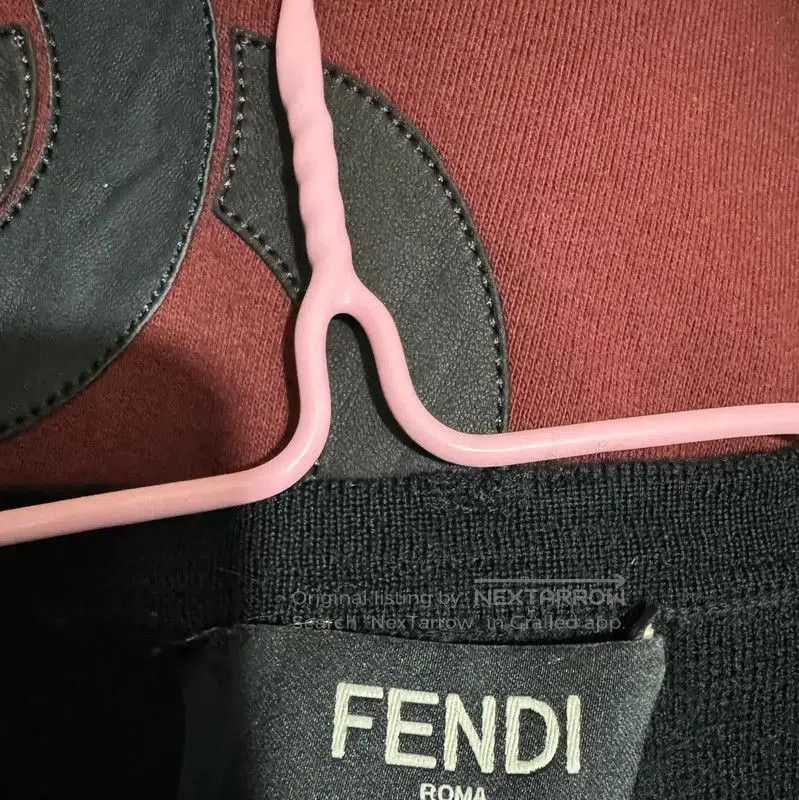 Fendi Fendi Black Wool Logo Sweater for Men . Size US S / EU 44-46 / 1 - 4 Thumbnail