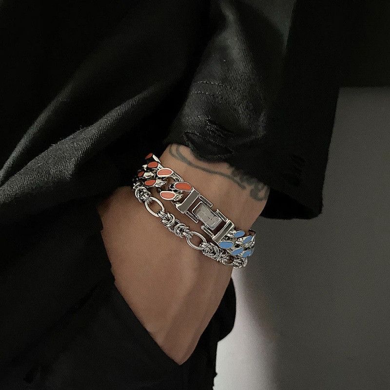 Jewelry Modern Bracelet Y2K Punk Chain Gotch Bracelets Chains Size ONE SIZE - 1 Thumbnail