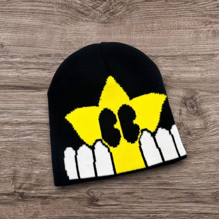 The Unbranded Brand Y2K ALT Grunge Star Beanie | Skater Punk Star Hat Size ONE SIZE - 1 Preview