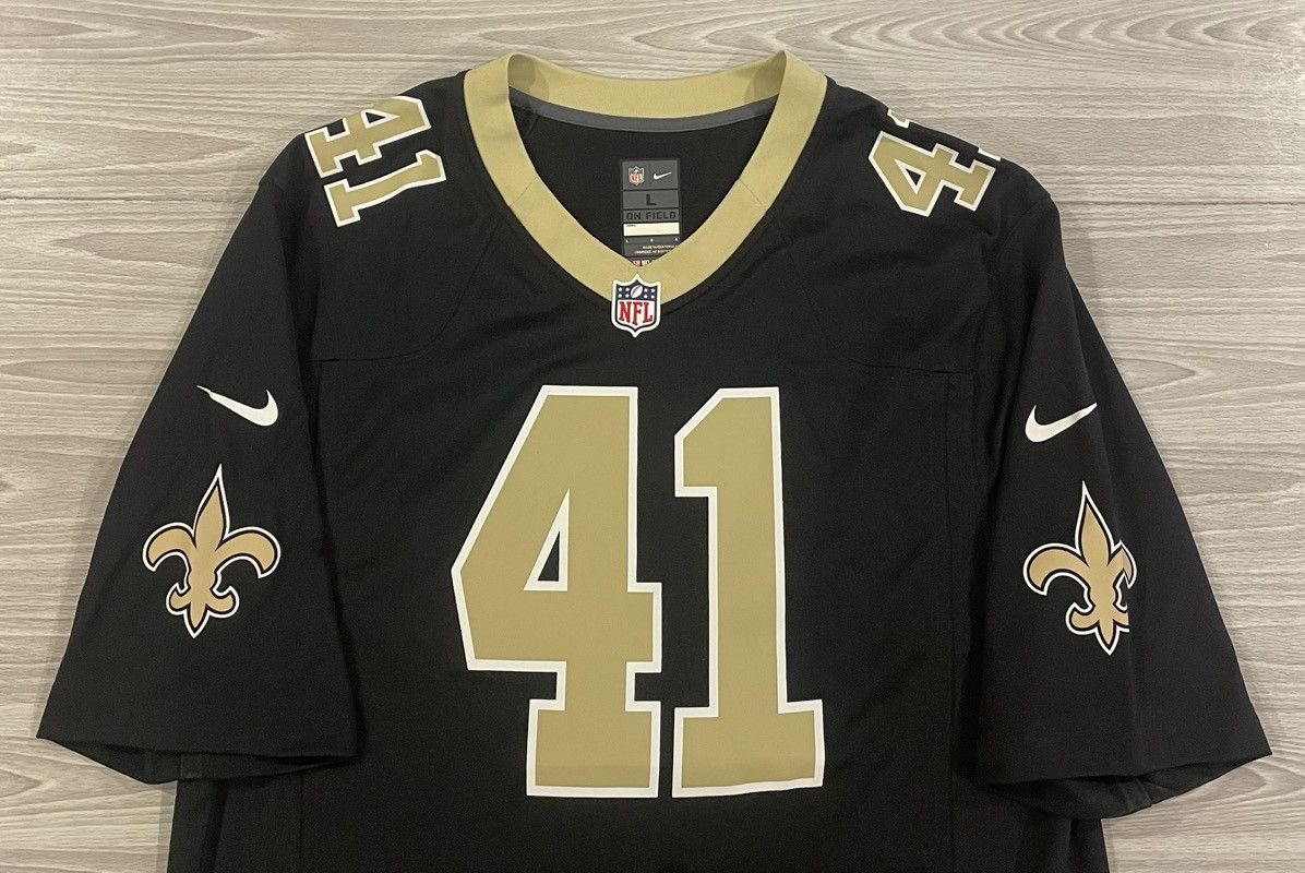 Nike Nike Saints Alvin Kamara #41 NFL Jersey Gold Mens Size Large Size US L / EU 52-54 / 3 - 6 Thumbnail