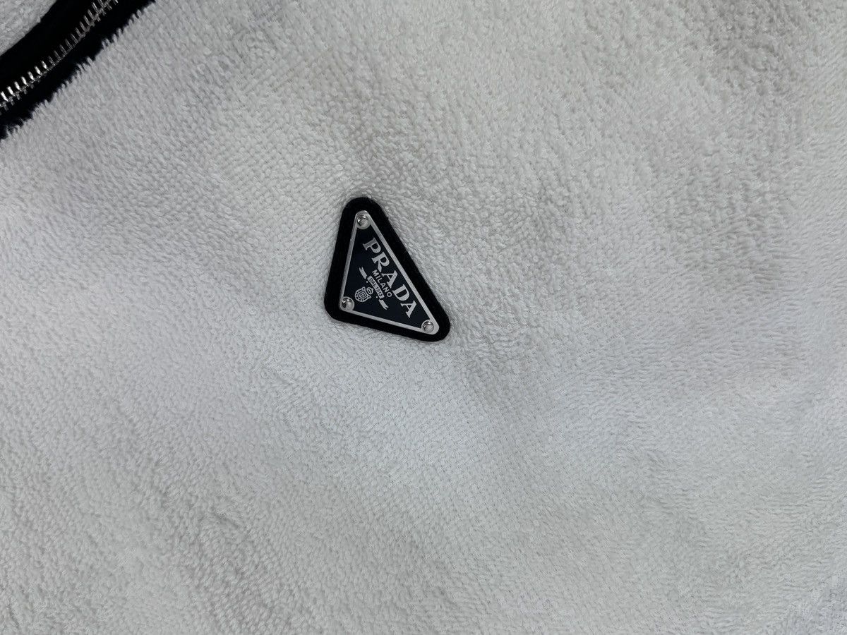 Prada TRIANGLE LOGO FLEECE ZIP UP Size US XL / EU 56 / 4 - 3 Thumbnail
