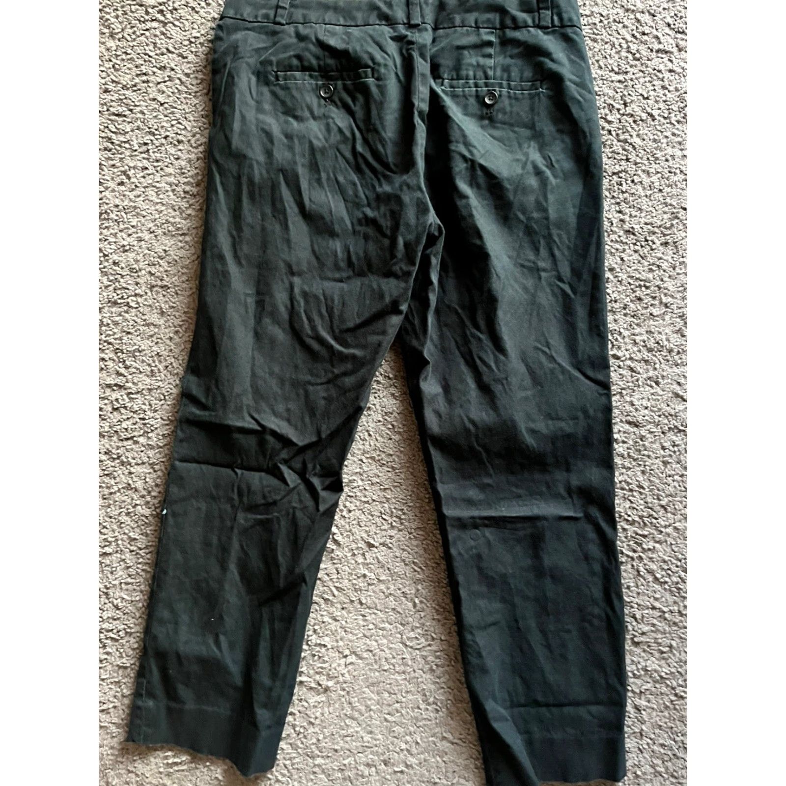 Banana Republic Banana Republic Women's Pants Hampton Fit Black Chino Size 8 Size 30" / US 8 / IT 44 - 3 Thumbnail