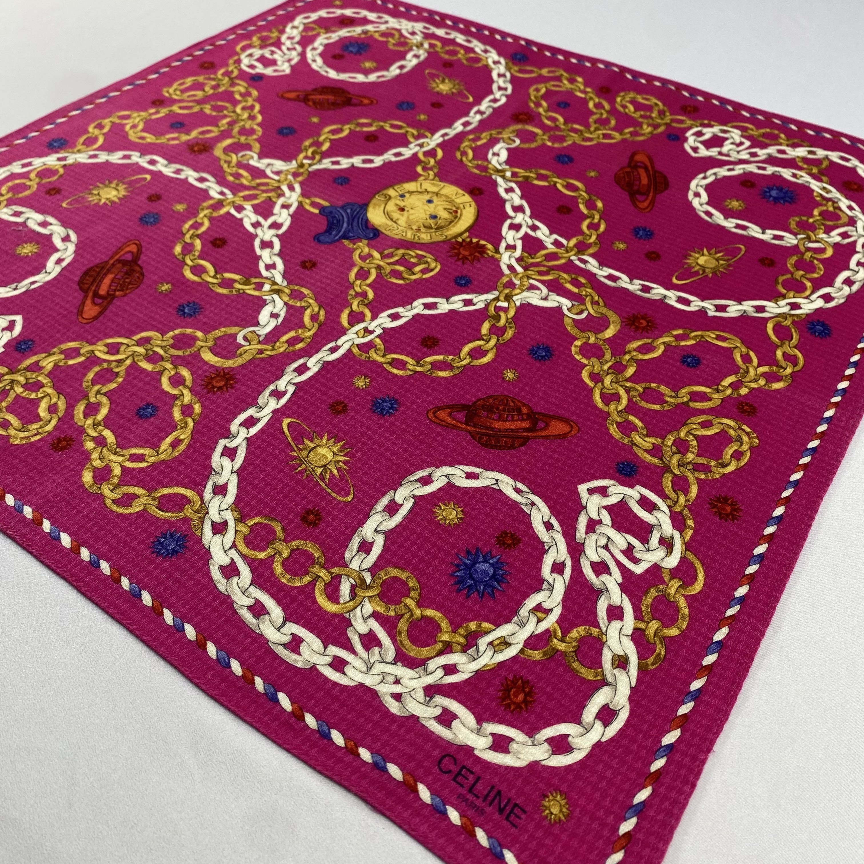 Celine Celine Handkerchief / Bandana / Neckerchief C890 Size ONE SIZE - 4 Thumbnail