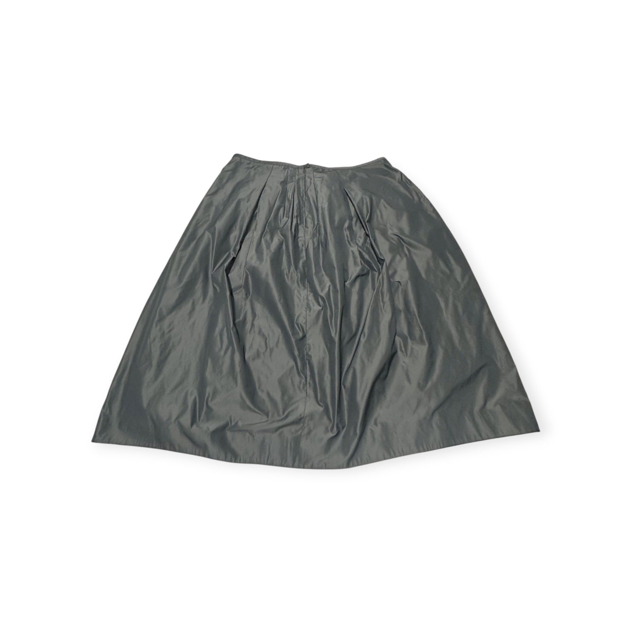 Vince Vince Gray A-Line Knee-Length Skirt W/Soft Pleats & Pockets Size 34" / US 12 / IT 48 - 6 Thumbnail