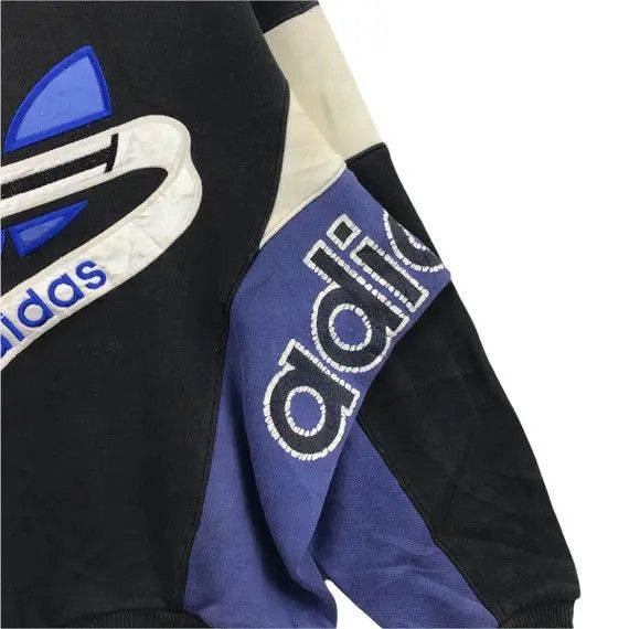 Adidas Vtg 80’ ADIDAS ORIGINALS DESCENTE Japan Big Logo Sweatshirt Size XL / US 12-14 / IT 48-50 - 4 Thumbnail