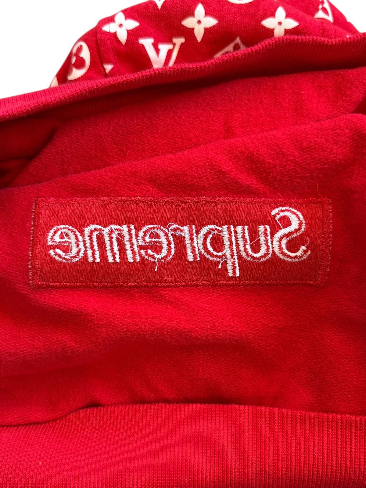 Louis Vuitton × Supreme LV X Supreme Box Logo Hoodie Size US XL / EU 56 / 4 - 10 Thumbnail