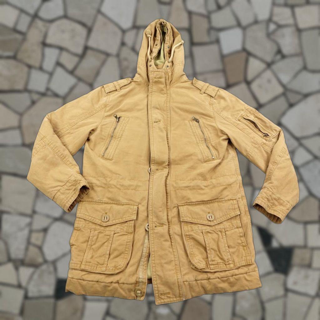 Old Navy Old Navy Jacket Mens Medium Bandolier Brown SIOX Cotton Snorkle Field Chore Coat Size US M / EU 48-50 / 2 - 1 Thumbnail