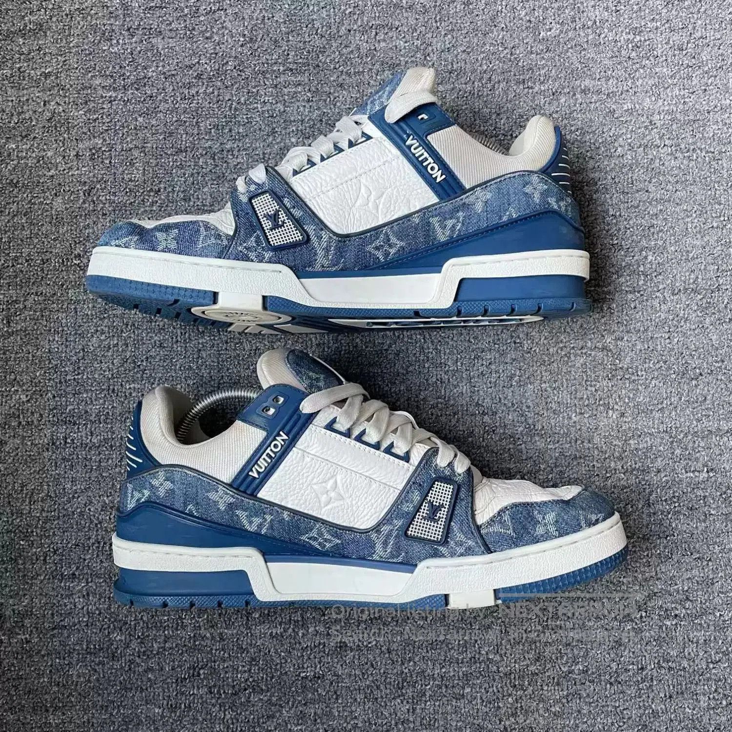 Louis Vuitton louis vuitton denim trainer low. Size US 10.5 / EU 43-44 - 5 Thumbnail