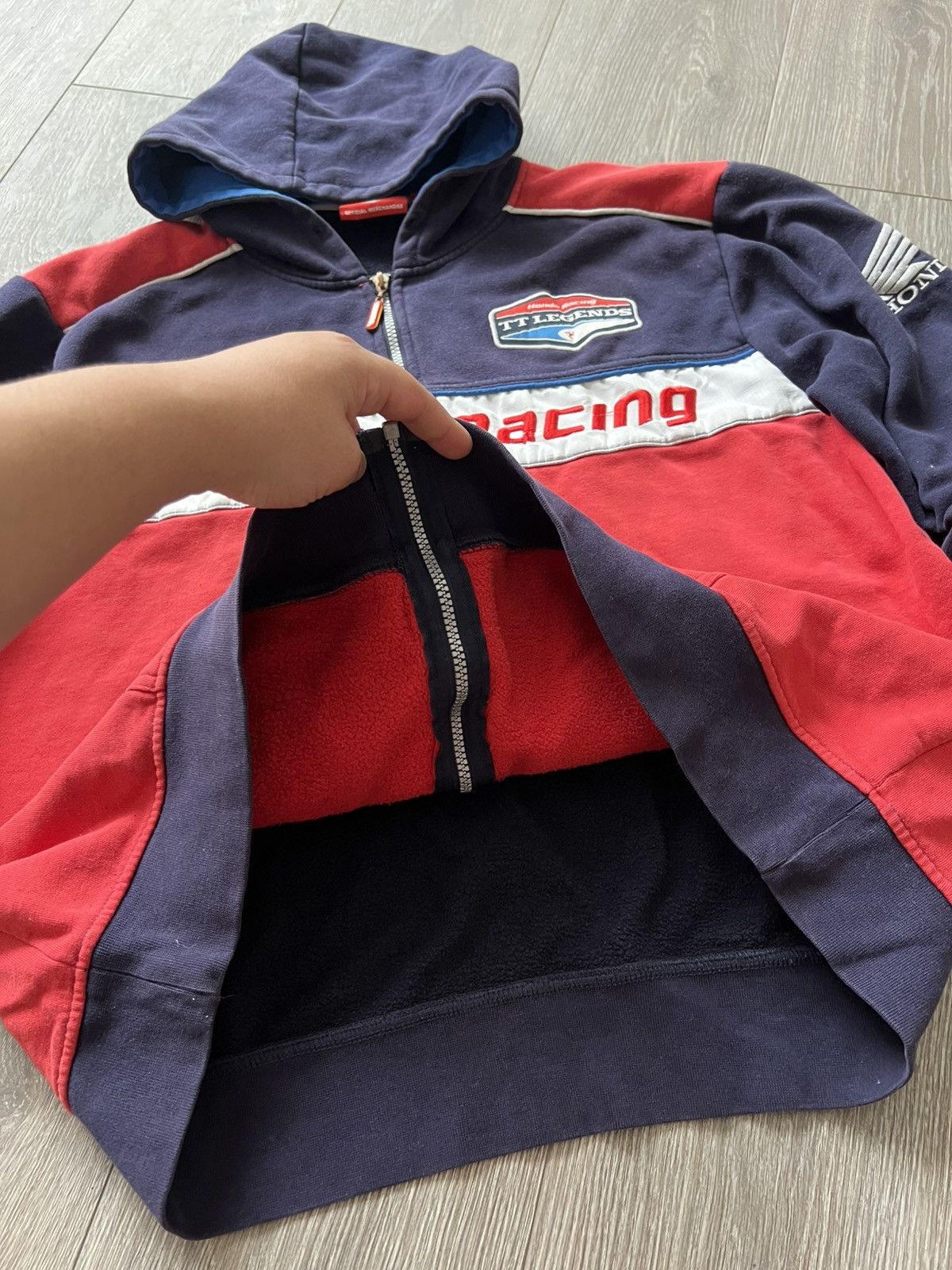 Honda Vintage Honda Racing Zip Hoodie Size US XL / EU 56 / 4 - 12 Thumbnail