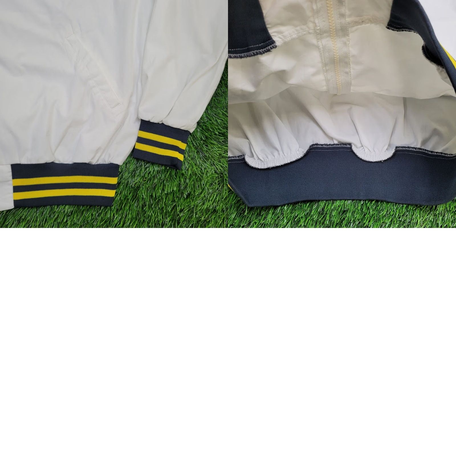 Endless VINTAGE 80s Military Ringer Bomber Jacket 2XL White Size US XXL / EU 58 / 5 - 9 Thumbnail