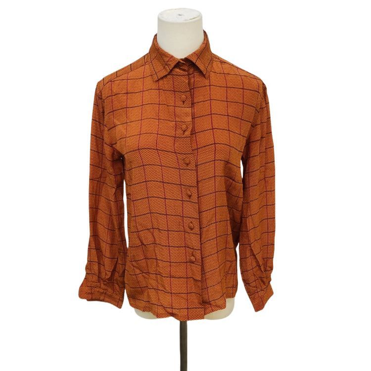Dior Christian Dior Check Button Up Shirt Size S Size S / US 4 / IT 40 - 1 Thumbnail