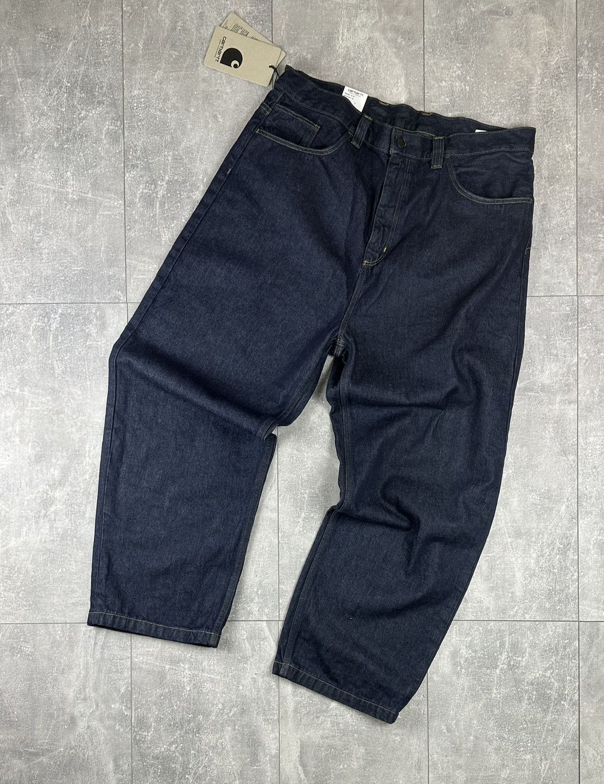 Carhartt Carhartt WIP Brandon Patch Logo Jeans Pants Size US 40 / EU 56 - 4 Thumbnail