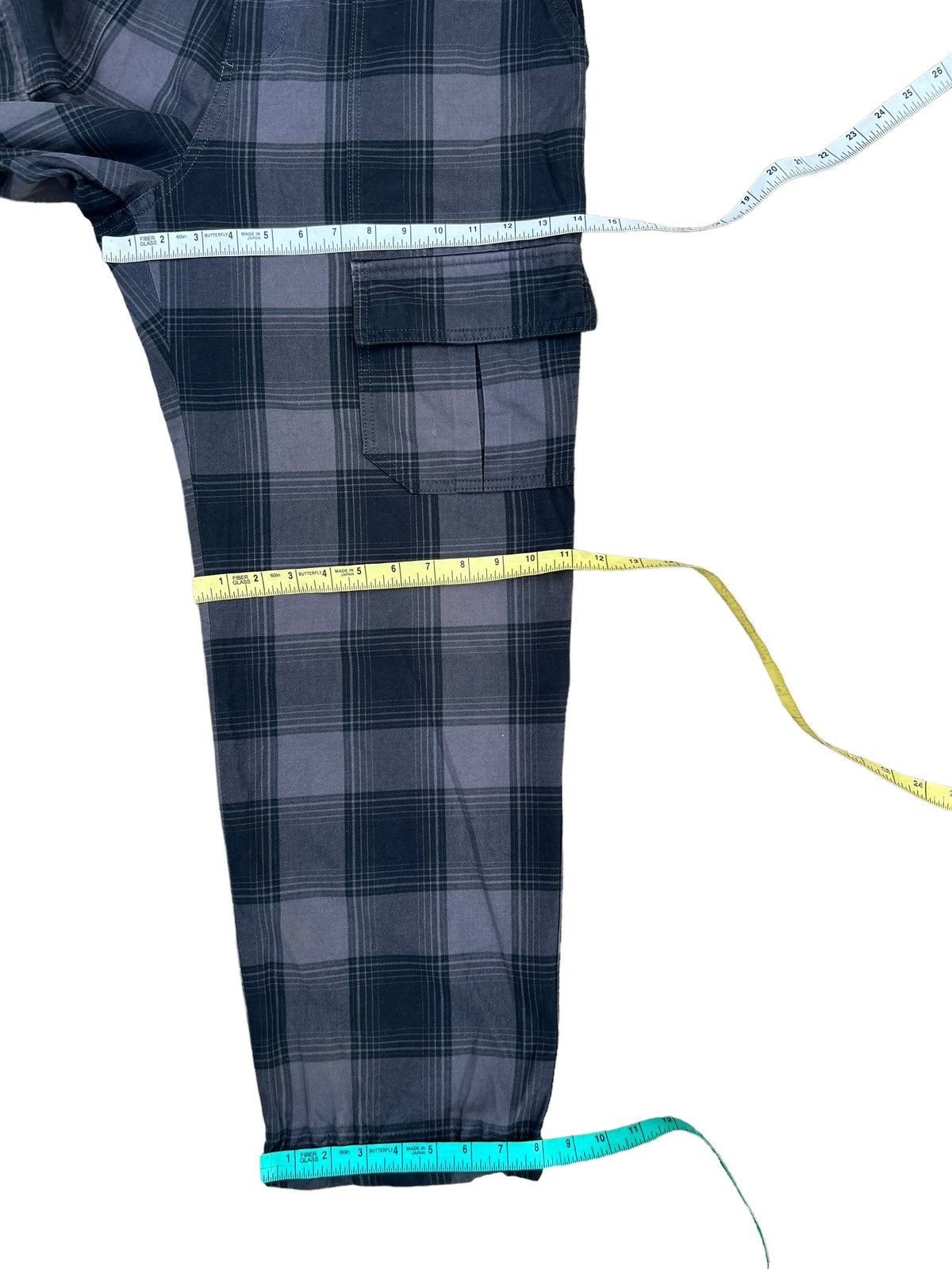 Vintage VTG MILK BOY Japan Check Cargo Trouser Pant Size US 30 / EU 46 - 5 Thumbnail