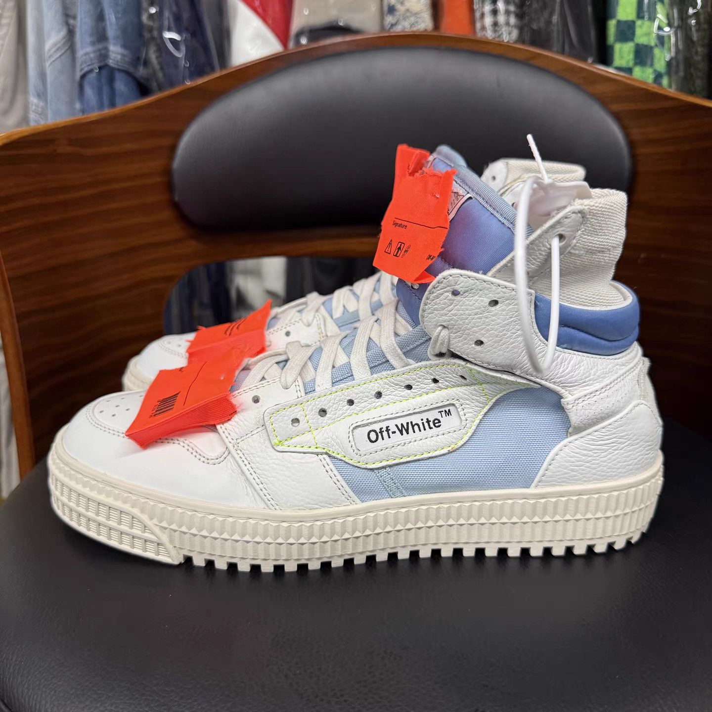 Off-White Off-White Off-Court White & Blue Sneakers K15 Size US 8 / IT 38 - 6 Thumbnail
