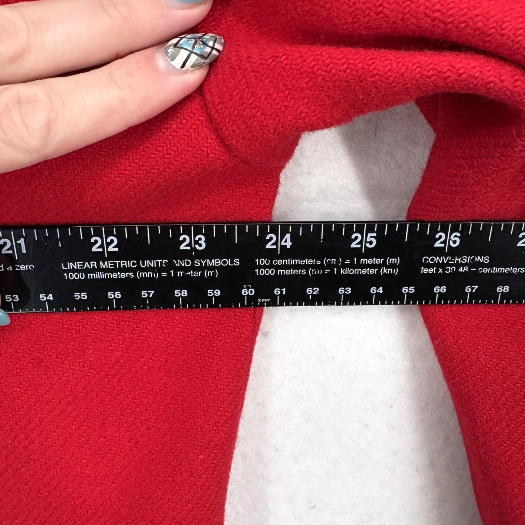 Vintage VINTAGE Woolrich Jacket Woman 2XL Red Wool Button Front Stand Collar Casual 90s Womens Size XXL / US 16-18 / IT 52-54 - 7 Thumbnail