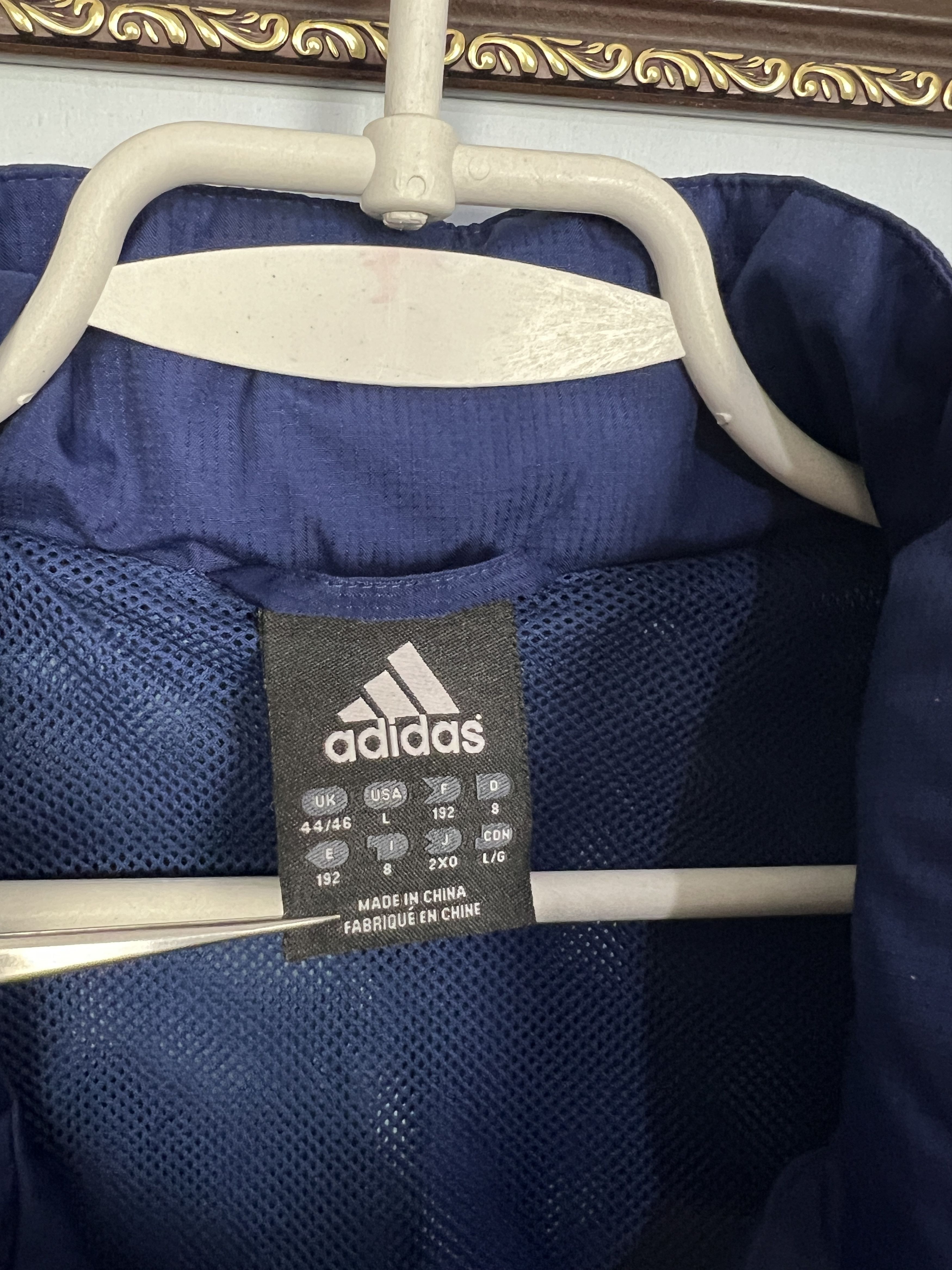 Adidas Newcastle United Football Jacket Soccer Track Top Zip Sz XL Size US XL / EU 56 / 4 - 6 Thumbnail