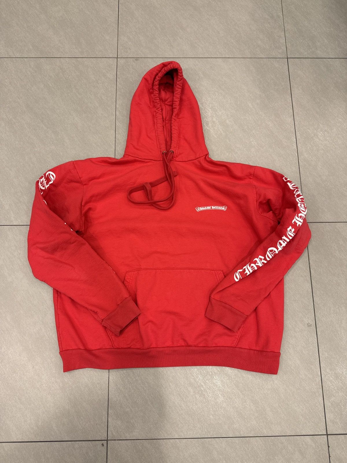 Chrome Hearts Chrome Hearts Online Exclusive Hoodie Red White Size US XL / EU 56 / 4 - 1 Thumbnail