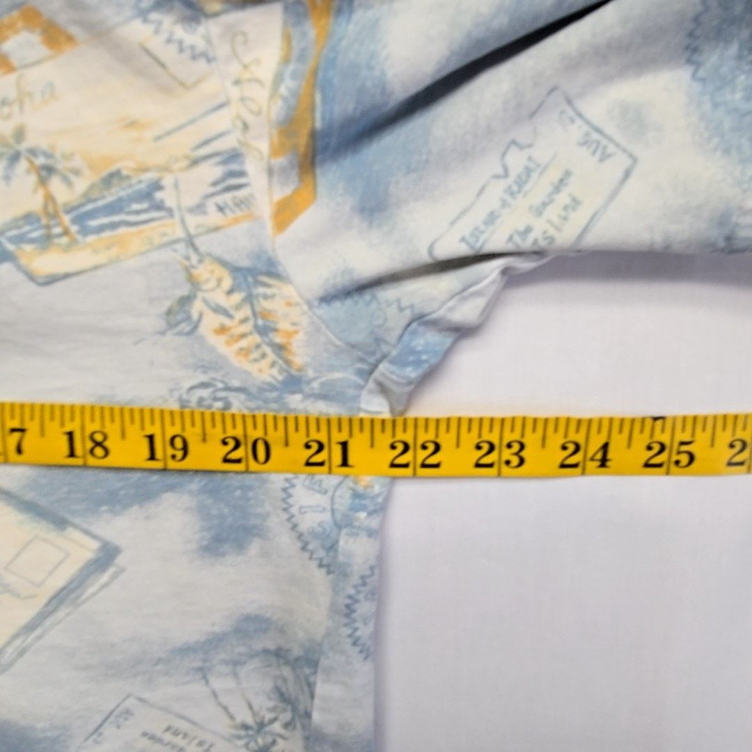 Puritan Vintage Hawaiian Travel Polo Aloha Kauai Blue M Tropical Size US M / EU 48-50 / 2 - 10 Thumbnail