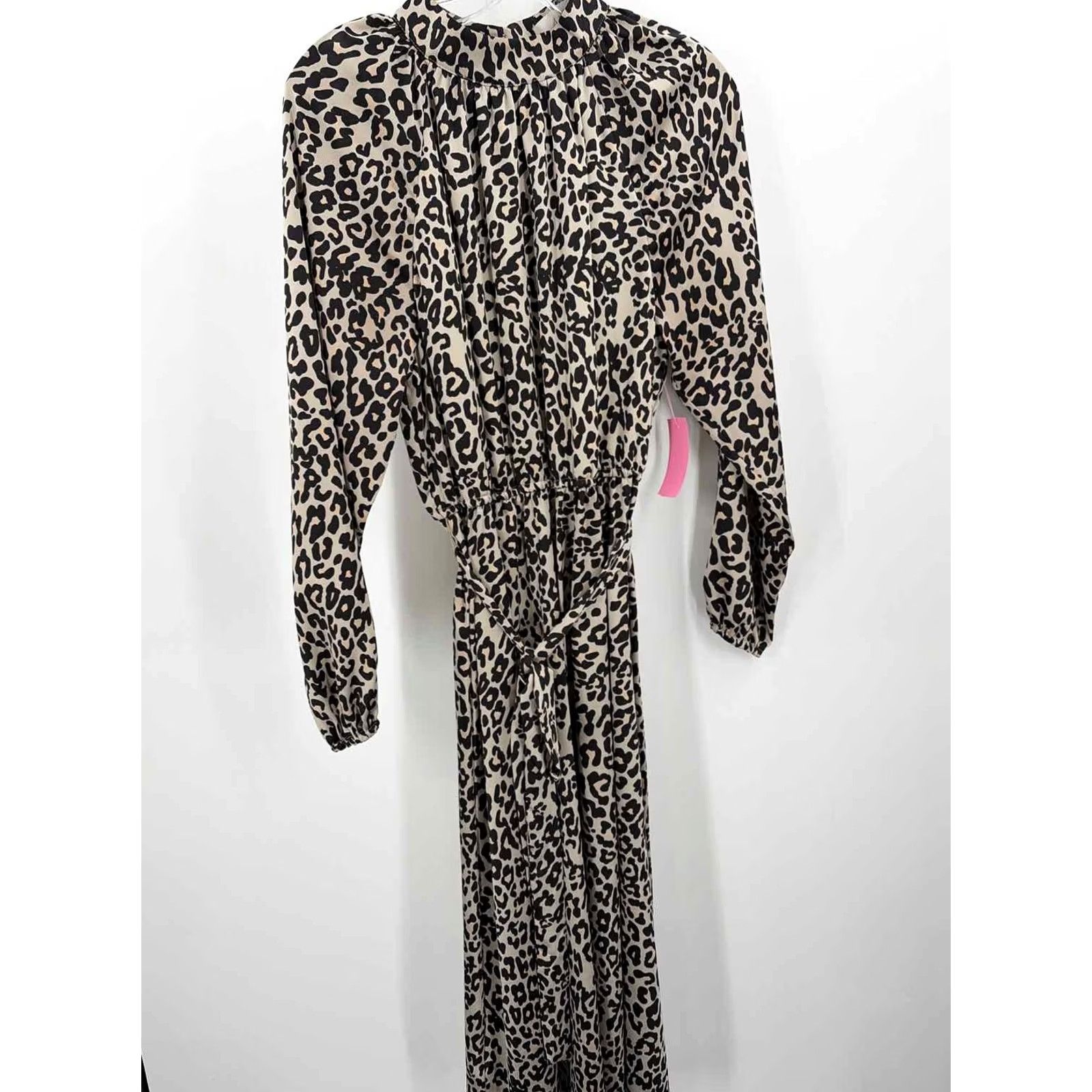 Loft Loft Maxi Long Sleeve Dress Tan 8 Regular Vintage? Size M / US 6-8 / IT 42-44 - 2 Thumbnail
