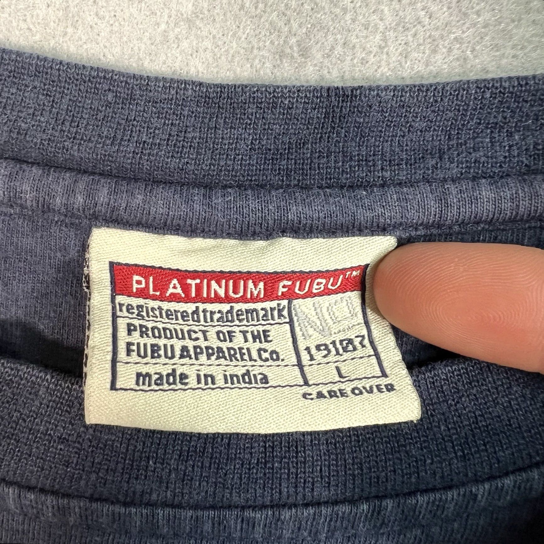 Fubu VINTAGE Platinum Fubu Fat Albert Junkyard T Shirt Adult Large Blue Mens Size US L / EU 52-54 / 3 - 7 Thumbnail
