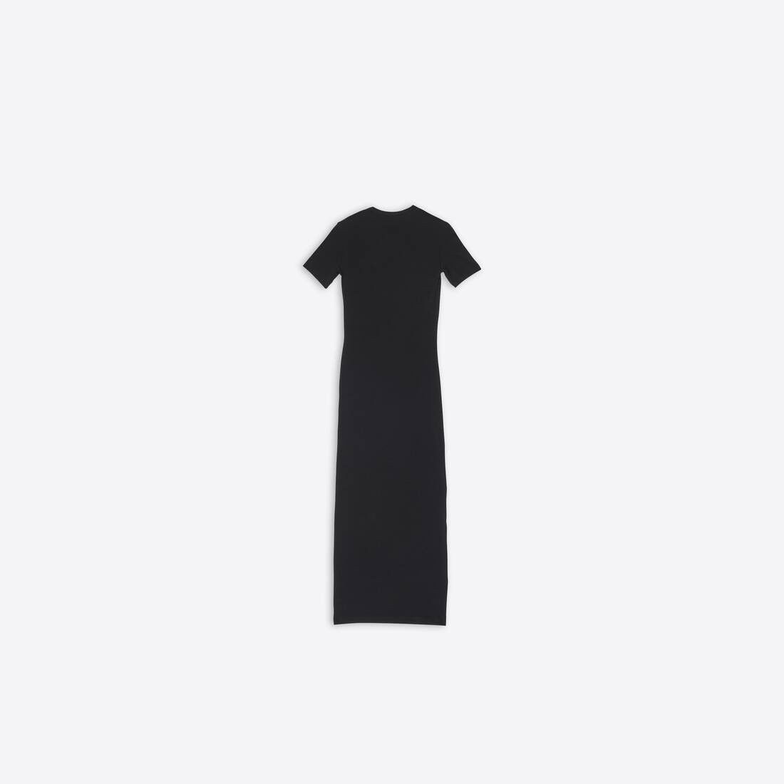 Balenciaga o1mt1gz0924 Superlong Stretch Dress in Black Size S / US 4 / IT 40 - 2 Thumbnail