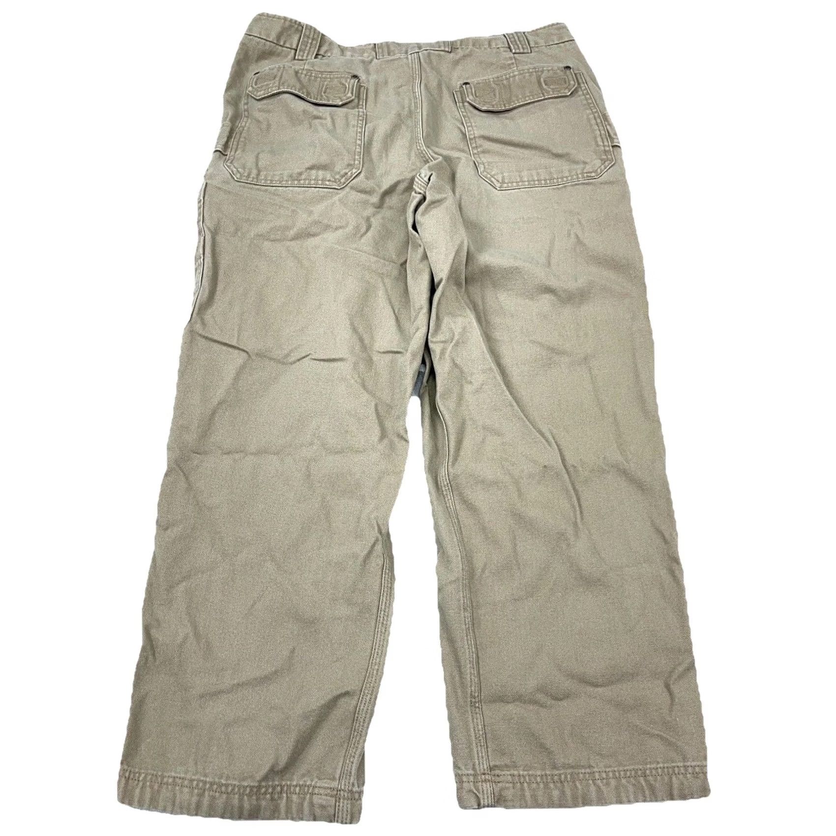 Vintage Duluth Cargo Pants Men 40x30 Tan Canvas Baggy Relaxed Regular Size 40 Size US 40 / EU 56 - 2 Thumbnail