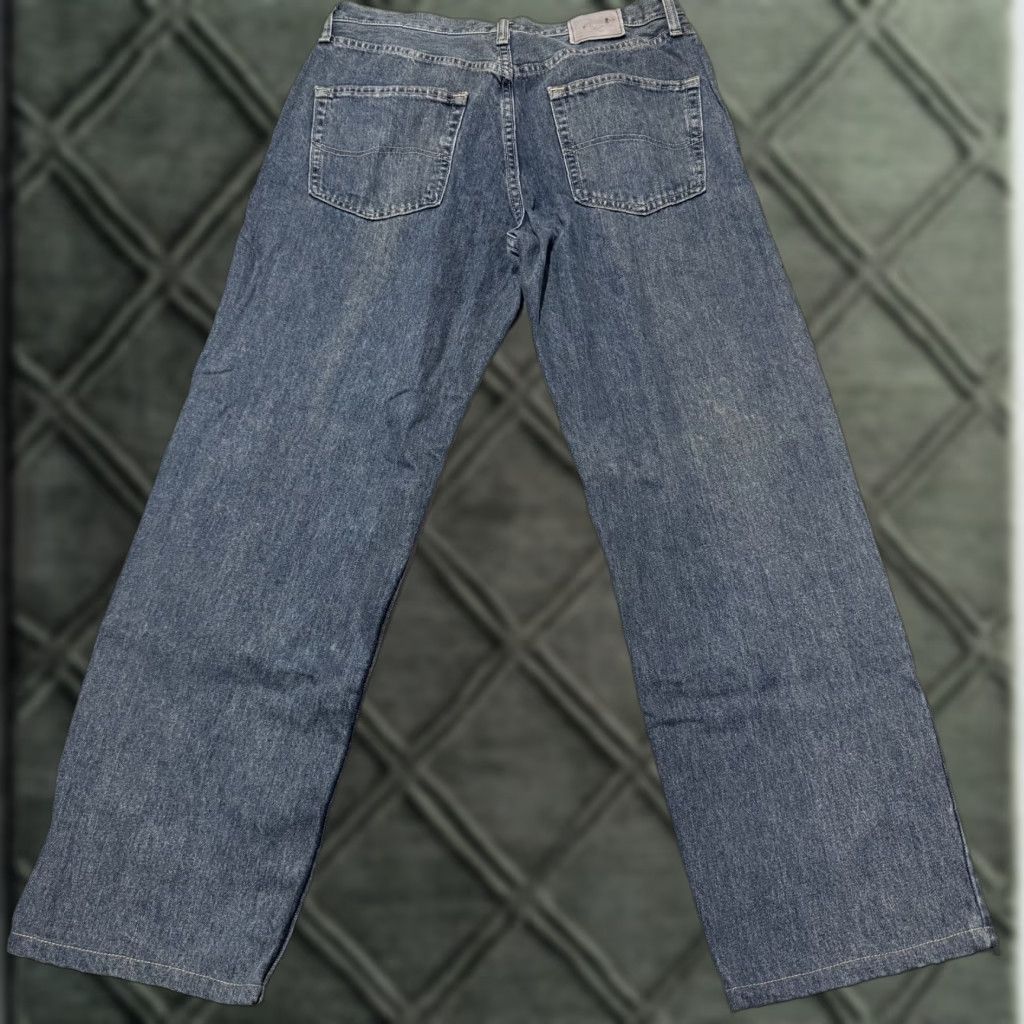 Lee Lee Jeans Men Blue Denim Straight Relaxed-Fit Zip Fly 33X30 Size US 33 - 1 Thumbnail