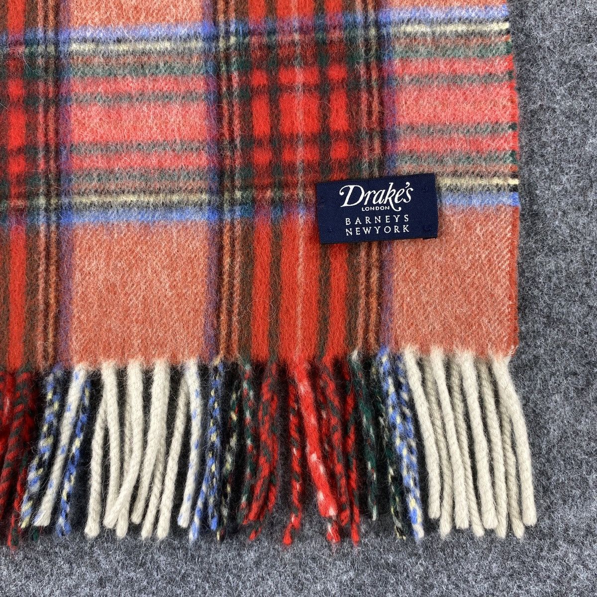 Barneys New York × Drake's Drakes X Barneys New York Scarf # Muffler # Neckwear # D657 Size ONE SIZE - 3 Thumbnail