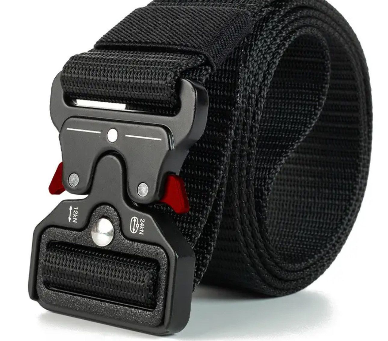 Japanese Brand Black Rwd Colot Tactical Canvas Belt Size ONE SIZE - 1 Thumbnail