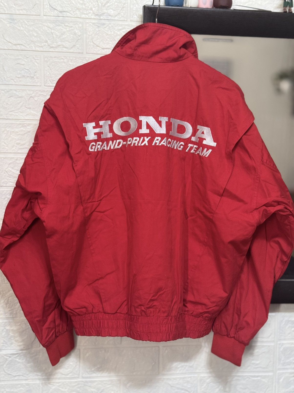 Honda Vintage 90s Honda Grand-prix Racing Team bomber jacket Size US L / EU 52-54 / 3 - 2 Thumbnail