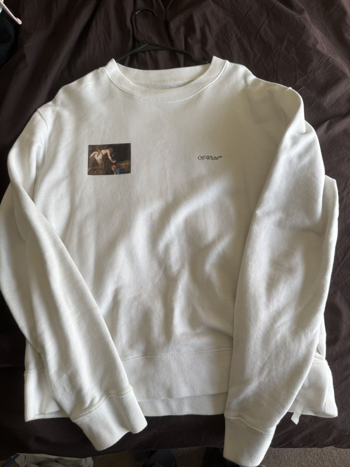Off-White Off White Caravaggio Angel Sweatshirt Size US L / EU 52-54 / 3 - 1 Thumbnail