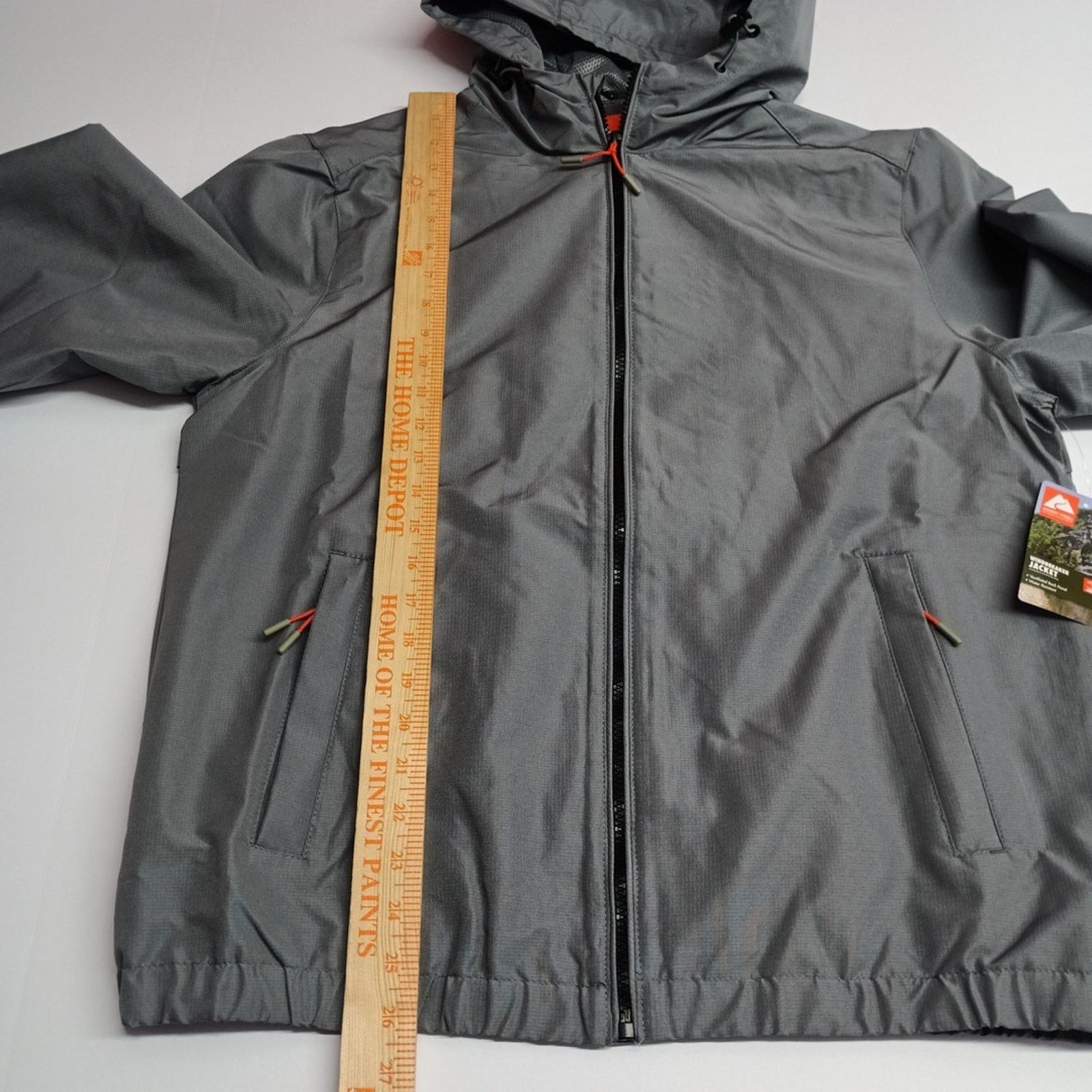 Other Ozark Trail Windbreaker Jacket Mens Size S Gray Pockets Hood Size US S / EU 44-46 / 1 - 7 Thumbnail
