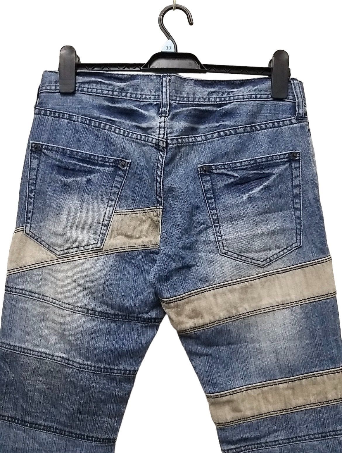 Japanese Brand 🔥EDGE RUPERT PATCHWORK INSPIRED HYSTERIC GLAMOUR HAGI JEANS Size US 32 / EU 48 - 3 Thumbnail