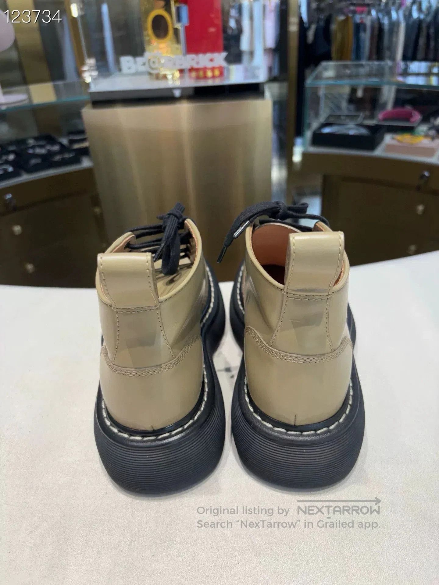 Bottega Veneta Bottega Veneta Avocado Martin Boots. Size US 5.5 / IT 35.5 - 4 Thumbnail