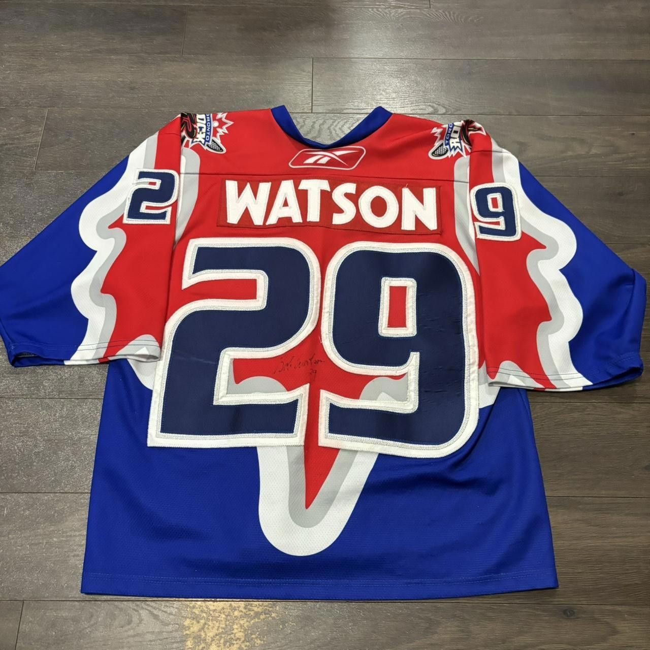 Reebok Vintage autographed Toronto rock Reebok Watson jersey 00s L Size US L / EU 52-54 / 3 - 6 Thumbnail
