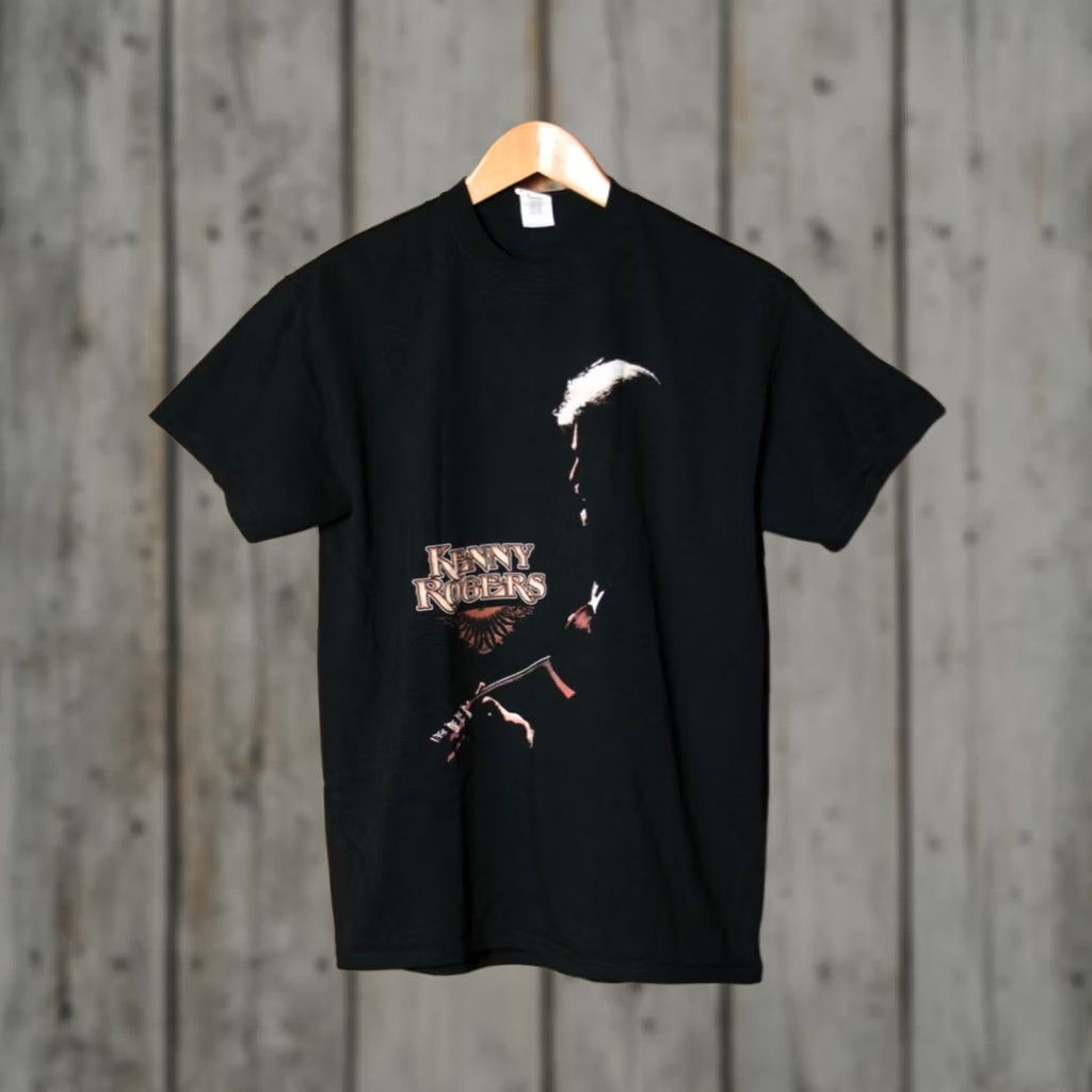 Gildan KENNY ROGERS Gambler's Last Deal 2016 Concert Tour T-Shirt Sz. M XS S XL Blue Cotton Crew Neck Gildan Ultra Cotton Men T-Shirt Size US XL / EU 56 / 4 - 1 Thumbnail