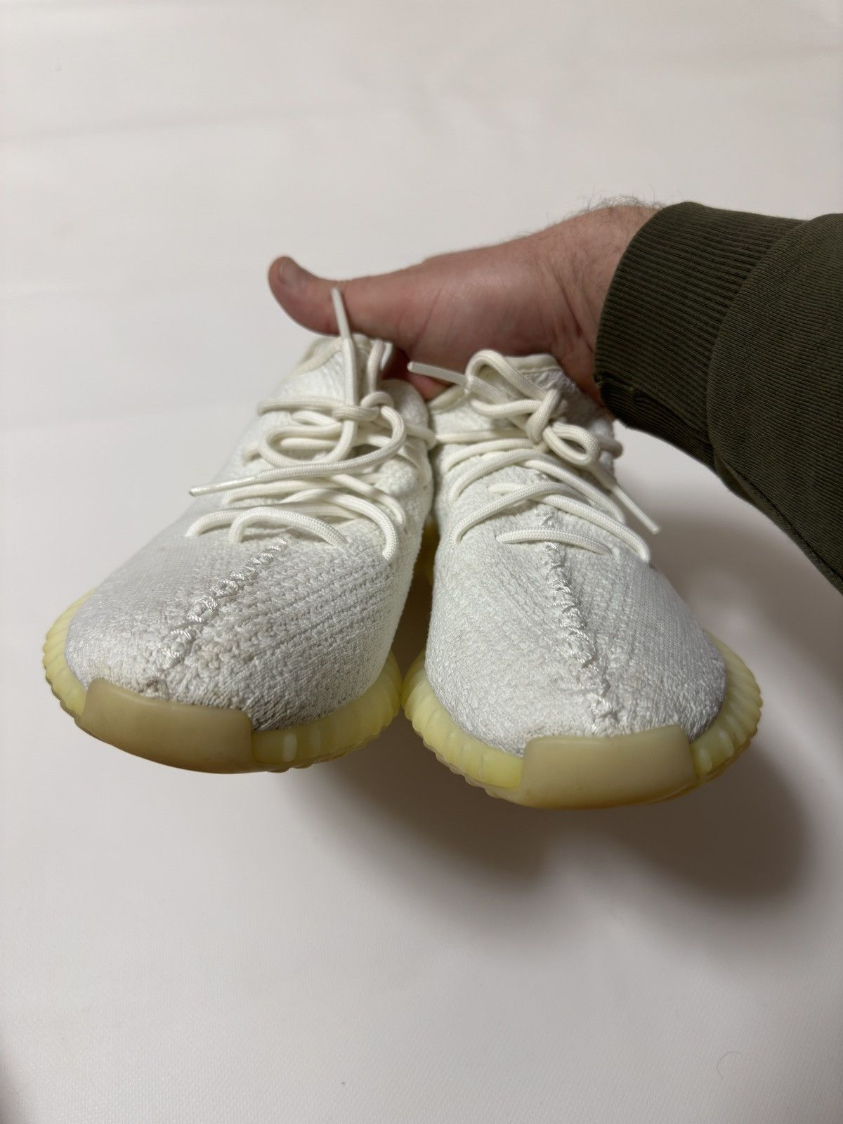 Adidas × Kanye West × Yeezy Adidas Yeezy Boost 350 V2 Cream White Size US 9 / EU 42 - 11 Thumbnail