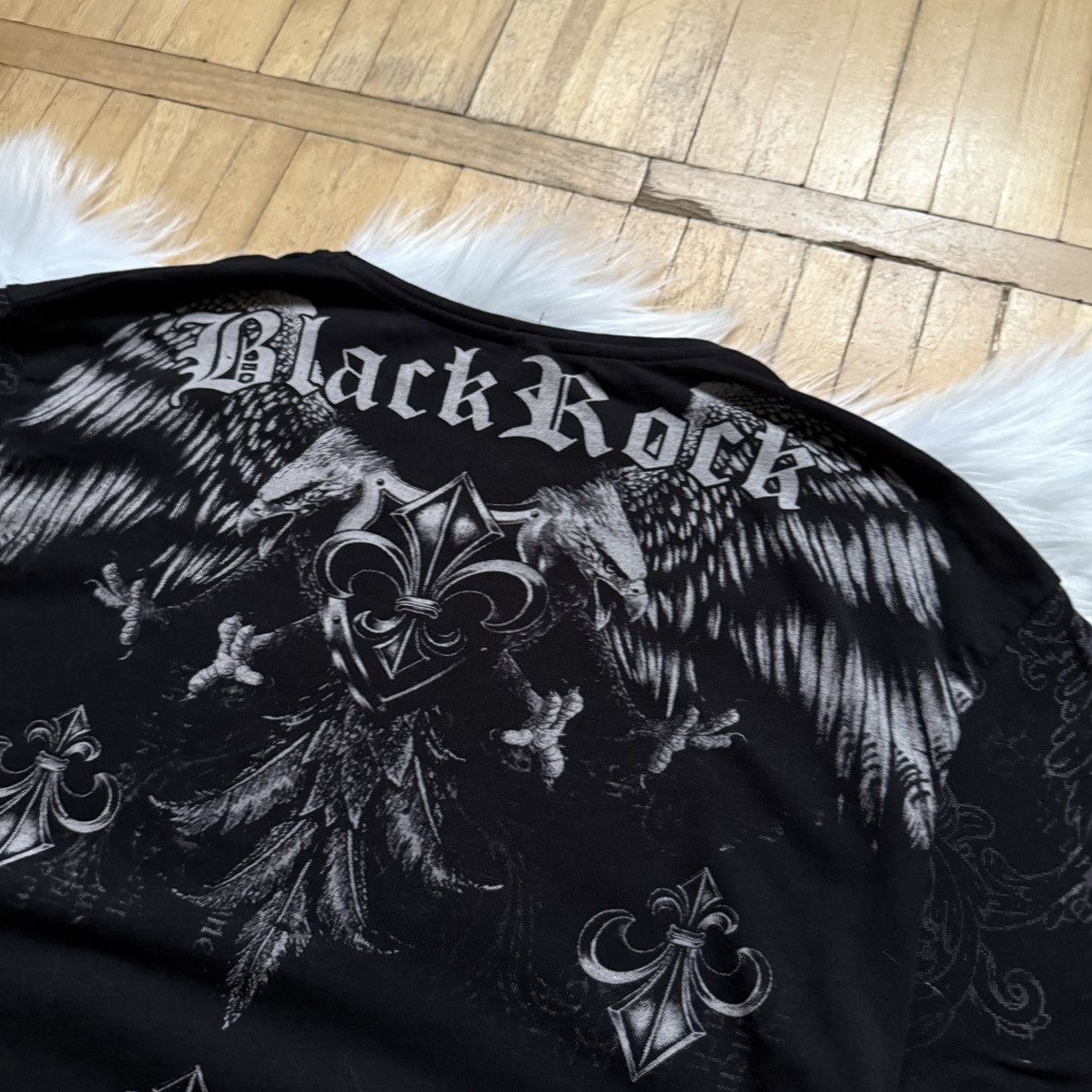 Affliction 📌 Crazy Black Rock Y2K Gothic Skull T-Shirt Affliction vibe Size US M / EU 48-50 / 2 - 10 Thumbnail