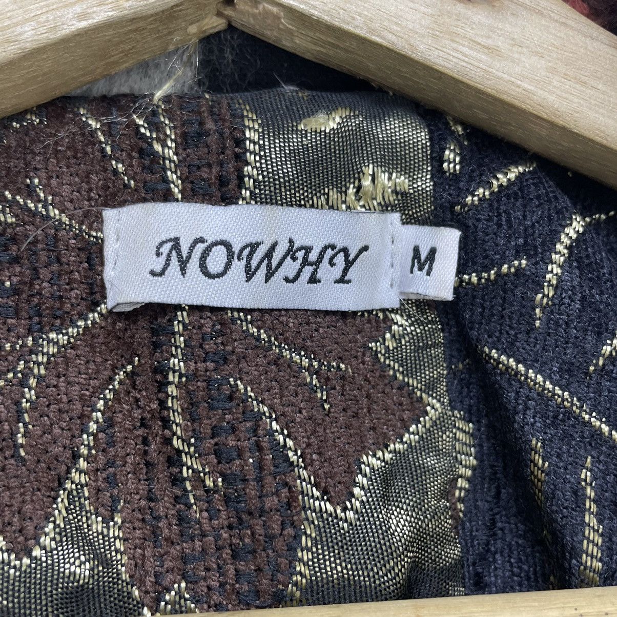 Aran Isles Knitwear × Japanese Brand Unique Designer Nowhy Jacket Size M / US 6-8 / IT 42-44 - 10 Thumbnail