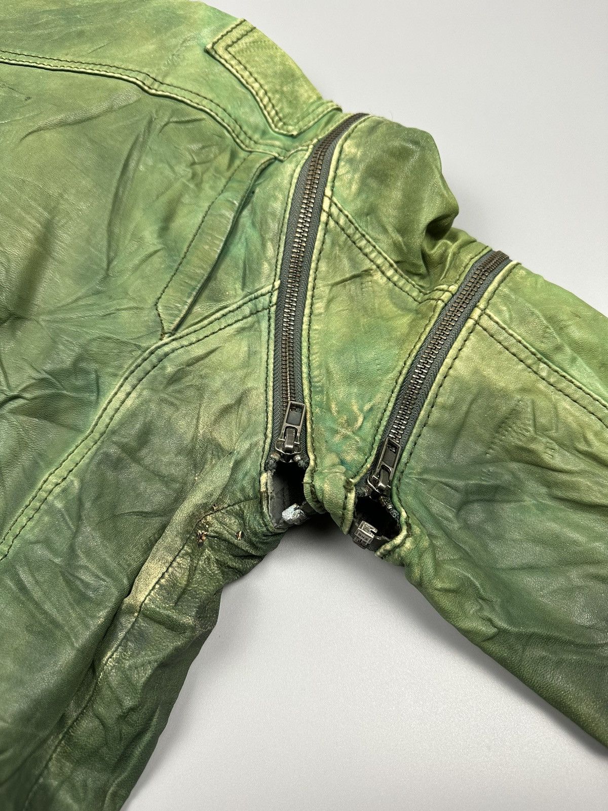 Diesel 🔥Very Rare🔥Vintage Diesel Leather Jacket Size US M / EU 48-50 / 2 - 11 Thumbnail