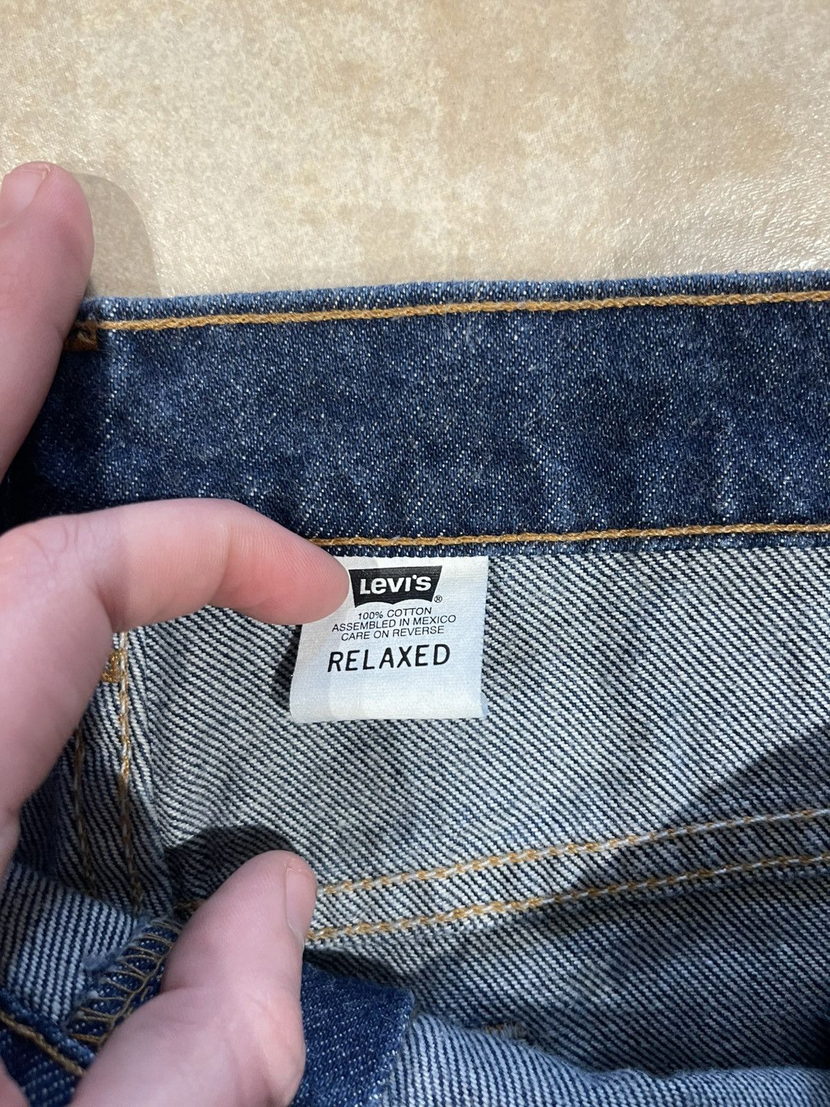 Levi's Vintage Levis Orange Tab 540 Jeans 42x32 1998 90s Size US 42 / EU 58 - 3 Thumbnail