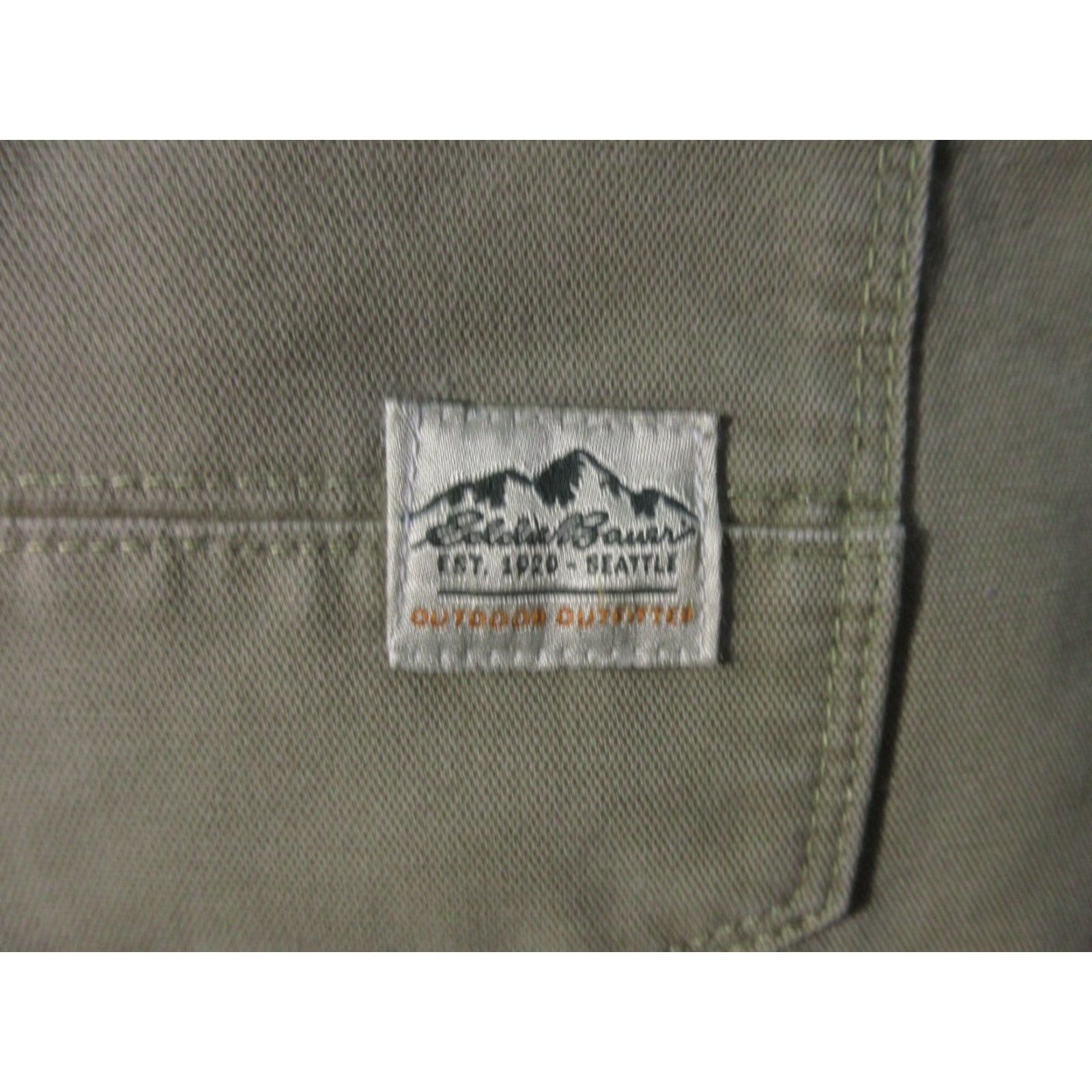 Eddie Bauer Eddie Bauer Pants Men 36x30 Tan Canvas Workwear Relaxed Fit Flex Knee Phone Pocket Size US 36 / EU 52 - 6 Thumbnail