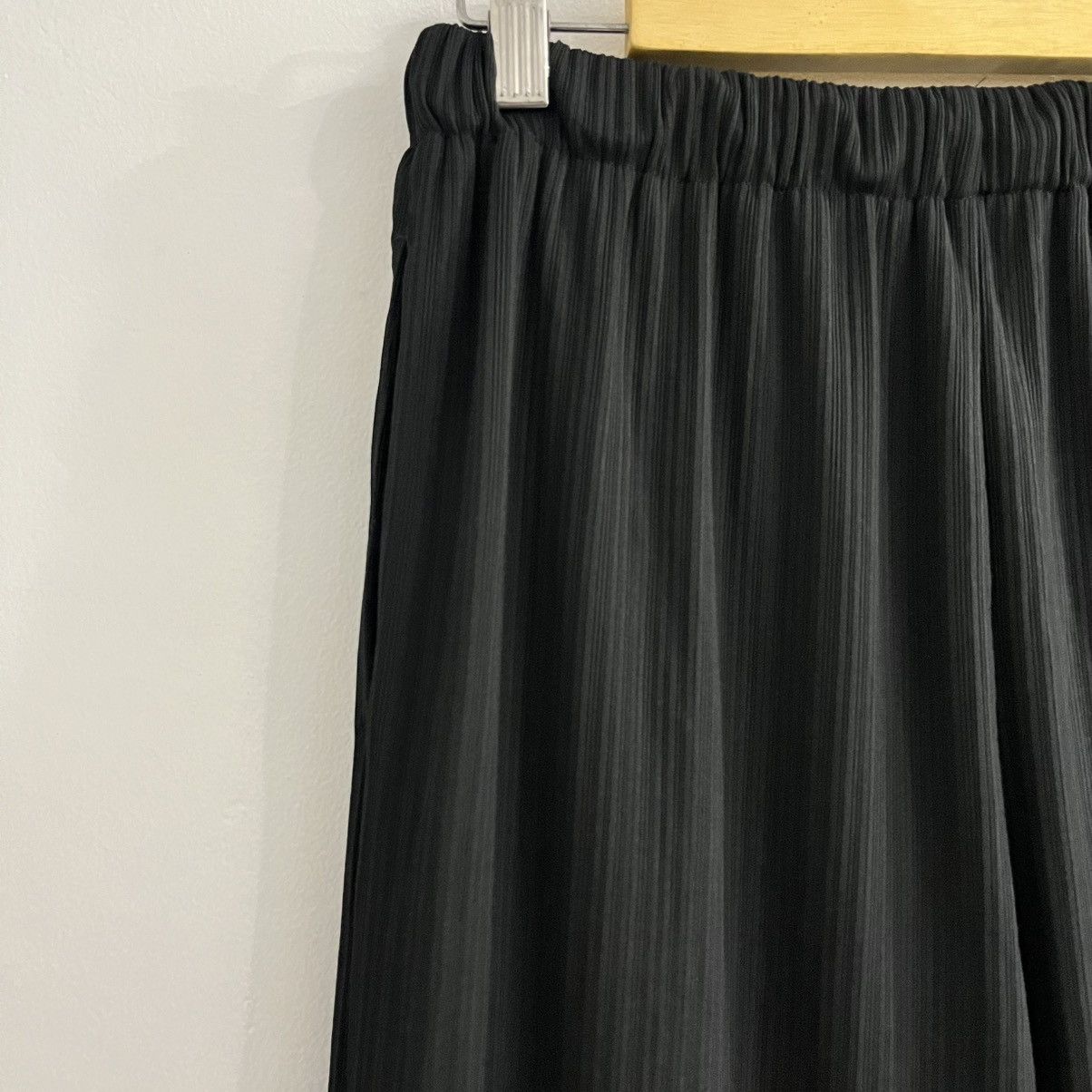 Japanese Brand Gu Pleated Black Pant Size US 30 / EU 46 - 10 Thumbnail