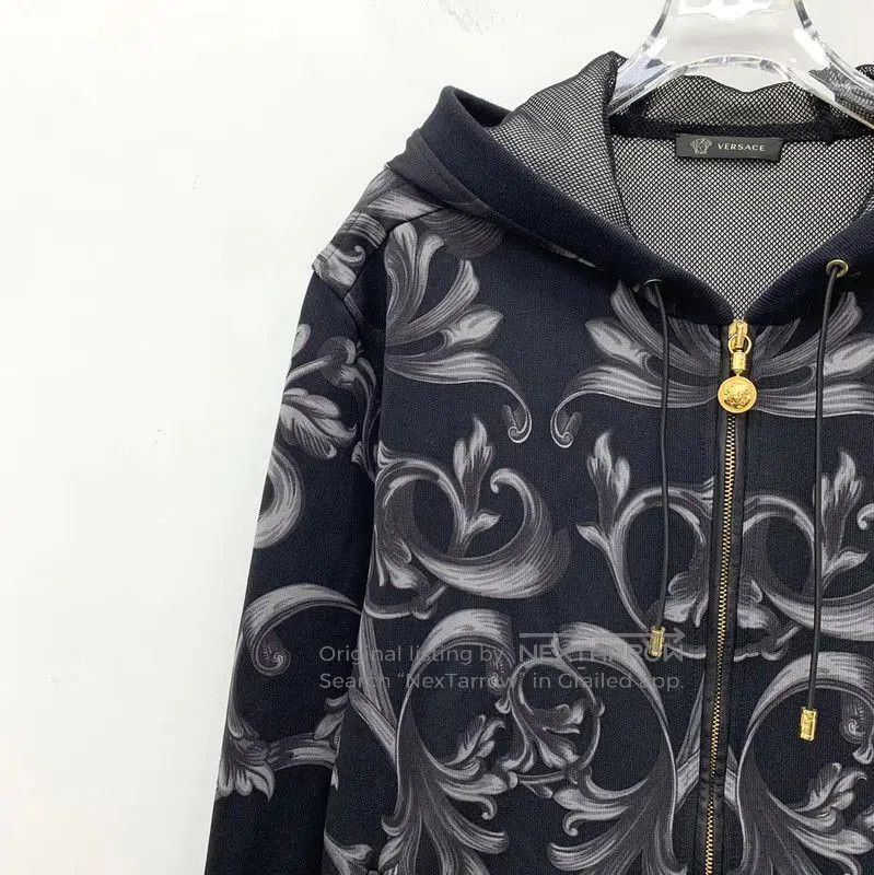 Versace Versace Men's Hooded Colorful Cotton Jacket . Size US M / EU 48-50 / 2 - 3 Thumbnail