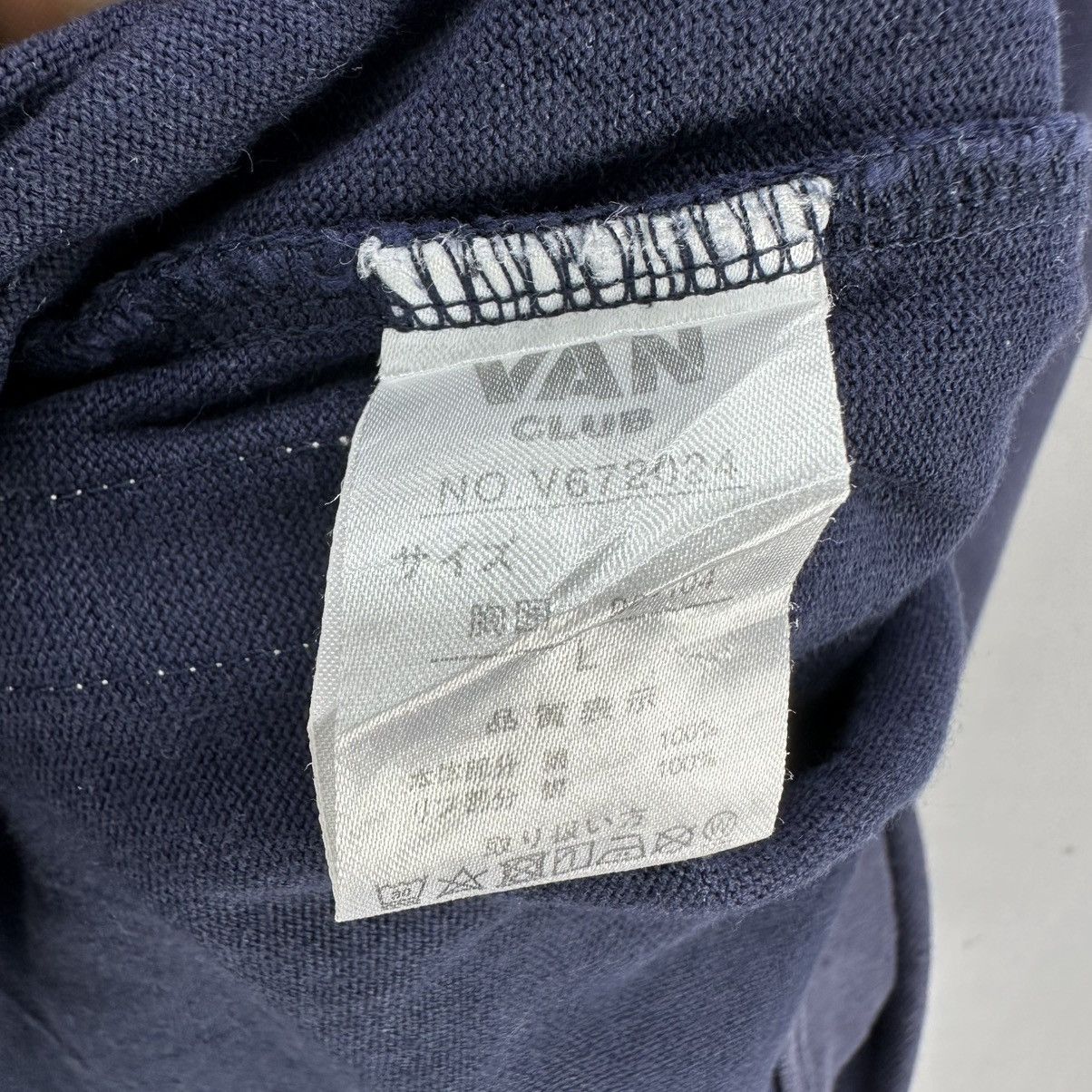 Van Vintage Van Club Longsleeve Polo Tee Size US M / EU 48-50 / 2 - 18 Thumbnail